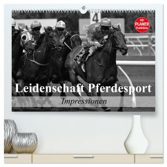 Leidenschaft Pferdesport - Impressionen (hochwertiger Premium Wandkalender 2024 DIN A2 quer), Kunstdruck in Hochglanz
