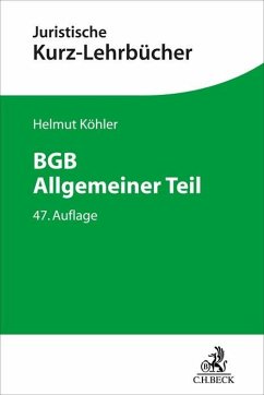 BGB Allgemeiner Teil - Köhler, Helmut;Lange, Heinrich