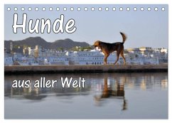 Hunde aus aller Welt (Tischkalender 2024 DIN A5 quer), CALVENDO Monatskalender