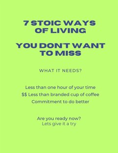 Cover 7 Stoic Ways of Living that You Don't Want to Miss (eBook, ePUB)