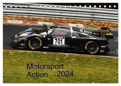 Motorsport Action 2024 (Tischkalender 2024 DIN A5 quer), CALVENDO Monatskalender