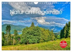 Natur am Tegernsee (Wandkalender 2024 DIN A4 quer), CALVENDO Monatskalender