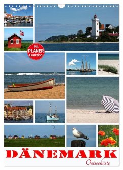 Dänemark - Ostseeküste (Wandkalender 2024 DIN A3 hoch), CALVENDO Monatskalender