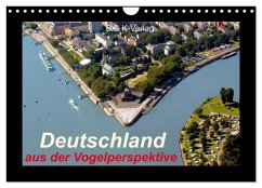 Deutschland aus der Vogelperspektive (Wandkalender 2024 DIN A4 quer), CALVENDO Monatskalender
