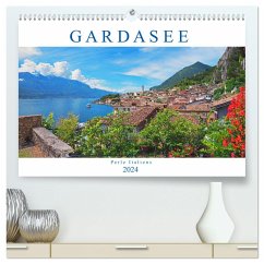 Gardasee - Perle Italiens 2024 (hochwertiger Premium Wandkalender 2024 DIN A2 quer), Kunstdruck in Hochglanz - SusaZoom