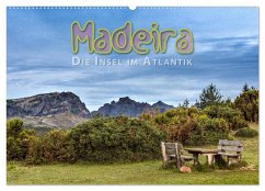 Madeira, die Insel im Atlantik (Wandkalender 2024 DIN A2 quer), CALVENDO Monatskalender