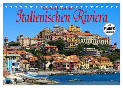 Urlaub an der Italienischen Riviera (Tischkalender 2024 DIN A5 quer), CALVENDO Monatskalender