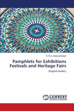 Pamphlets for Exhibitions Festivals and Heritage Fairs - Zubair, K. M. A. Ahamed