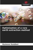 Optimisation of a rare earth extraction method