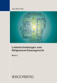 Leitentscheidungen zum Religionsverfassungsrecht (eBook, PDF)