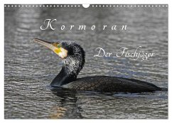 Kormoran. Der Fischjäger (Wandkalender 2024 DIN A3 quer), CALVENDO Monatskalender