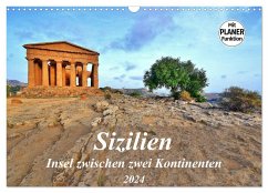 Sizilien - Insel zwischen zwei Kontinenten (Wandkalender 2024 DIN A3 quer), CALVENDO Monatskalender