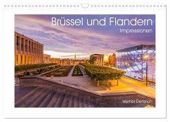 Brüssel und Flandern Impressionen (Wandkalender 2024 DIN A3 quer), CALVENDO Monatskalender - Dieterich, Werner