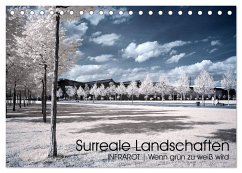 Surreale Landschaften. INFRARROT - Wenn grün zu weiß wird (Tischkalender 2024 DIN A5 quer), CALVENDO Monatskalender