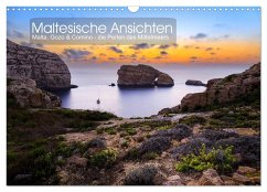 Maltesische Ansichten (Wandkalender 2024 DIN A3 quer), CALVENDO Monatskalender