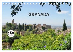 Granada (Tischkalender 2024 DIN A5 quer), CALVENDO Monatskalender