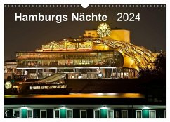 Hamburgs Nächte (Wandkalender 2024 DIN A3 quer), CALVENDO Monatskalender - Heymanns, Rolf