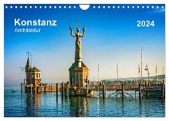 Konstanz Architektur (Wandkalender 2024 DIN A4 quer), CALVENDO Monatskalender