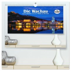 Die Wachau - An der Donau zwischen Melk und Krems (hochwertiger Premium Wandkalender 2024 DIN A2 quer), Kunstdruck in Hochglanz