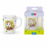 Trötsch Bobo Siebenschläfer Kindertasse grün Geschenktasse aus Porzellan