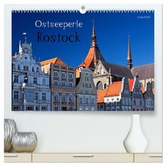 Ostseeperle Rostock (hochwertiger Premium Wandkalender 2024 DIN A2 quer), Kunstdruck in Hochglanz