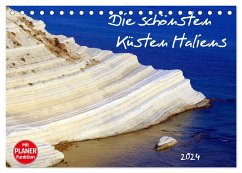Die schönsten Küsten Italiens (Tischkalender 2024 DIN A5 quer), CALVENDO Monatskalender
