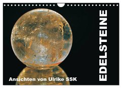 Edelsteine - Ansichten von Ulrike SSK (Wandkalender 2024 DIN A4 quer), CALVENDO Monatskalender - SSK, Ulrike