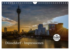 Düsseldorf - Impressionen (Wandkalender 2024 DIN A4 quer), CALVENDO Monatskalender