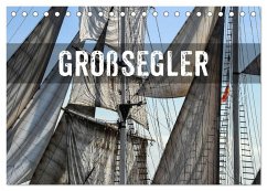 GROßSEGLER REGATTA (Tischkalender 2024 DIN A5 quer), CALVENDO Monatskalender - Mühlbauer, Holger