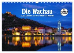 Die Wachau - An der Donau zwischen Melk und Krems (Wandkalender 2024 DIN A3 quer), CALVENDO Monatskalender