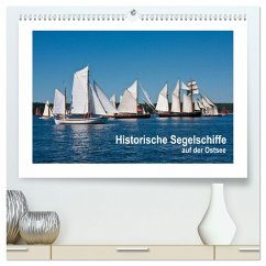 Historische Segelschiffe auf der Ostsee (hochwertiger Premium Wandkalender 2024 DIN A2 quer), Kunstdruck in Hochglanz - Carina-Fotografie