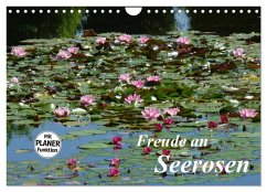 Freude an Seerosen (Wandkalender 2024 DIN A4 quer), CALVENDO Monatskalender