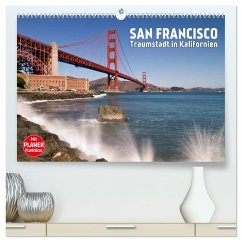 SAN FRANCISCO Traumstadt in Kalifornien (hochwertiger Premium Wandkalender 2024 DIN A2 quer), Kunstdruck in Hochglanz