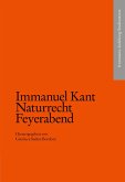 Immanuel Kant: Naturrecht Feyerabend