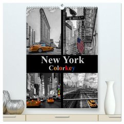 New York Colorkey (hochwertiger Premium Wandkalender 2024 DIN A2 hoch), Kunstdruck in Hochglanz