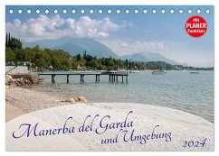 Gardasee - Manerba del Garda (Tischkalender 2024 DIN A5 quer), CALVENDO Monatskalender - Rasche, Marlen