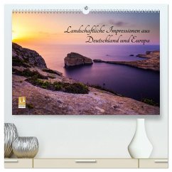Landschaftliche Impressionen aus Deutschland und Europa (hochwertiger Premium Wandkalender 2024 DIN A2 quer), Kunstdruck in Hochglanz