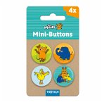 Trötsch Die Maus Mini-Buttons 4er Set