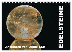 Edelsteine - Ansichten von Ulrike SSK (Wandkalender 2024 DIN A3 quer), CALVENDO Monatskalender - SSK, Ulrike