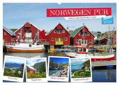 Norwegen PUR (Wandkalender 2024 DIN A2 quer), CALVENDO Monatskalender - Prescher, Werner