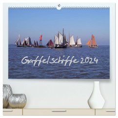 Gaffelschiffe 2024 (hochwertiger Premium Wandkalender 2024 DIN A2 quer), Kunstdruck in Hochglanz