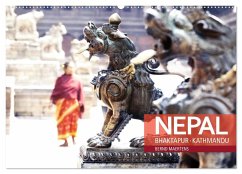 NEPAL Bhaktapur Kathmandu (Wandkalender 2024 DIN A2 quer), CALVENDO Monatskalender