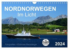 Nordnorwegen im Licht (Wandkalender 2024 DIN A4 quer), CALVENDO Monatskalender - Rechberger, Gabriele