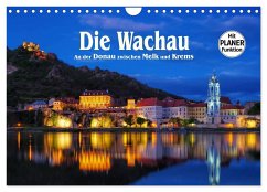 Die Wachau - An der Donau zwischen Melk und Krems (Wandkalender 2024 DIN A4 quer), CALVENDO Monatskalender - LianeM