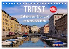 Triest - Habsburger Erbe und italienisches Flair (Tischkalender 2024 DIN A5 quer), CALVENDO Monatskalender - LianeM
