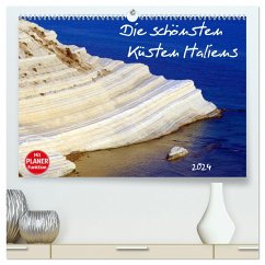 Die schönsten Küsten Italiens (hochwertiger Premium Wandkalender 2024 DIN A2 quer), Kunstdruck in Hochglanz