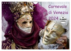 Carnevale di Venezia 2024 (Wandkalender 2024 DIN A4 quer), CALVENDO Monatskalender