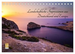Landschaftliche Impressionen aus Deutschland und Europa (Tischkalender 2024 DIN A5 quer), CALVENDO Monatskalender