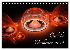 Östliche Weisheiten 2024 (Tischkalender 2024 DIN A5 quer), CALVENDO Monatskalender - Schmitt, Georg