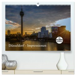 Düsseldorf - Impressionen (hochwertiger Premium Wandkalender 2024 DIN A2 quer), Kunstdruck in Hochglanz - Fahrenbach, Michael